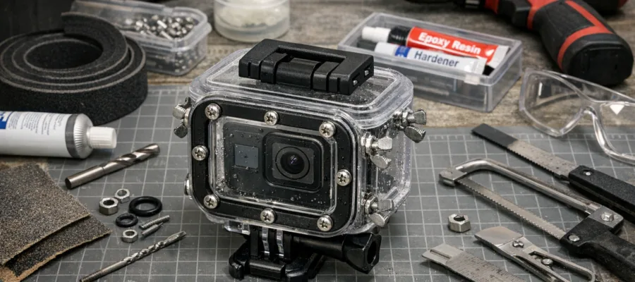 Wasserdichtes DIY Actioncam-Gehaeuse bauen: Schritt-fuer-Schritt Anleitung