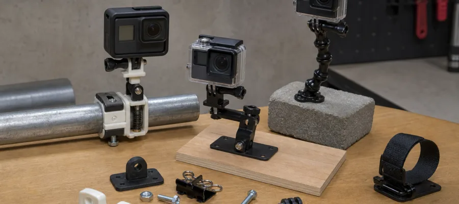 Actioncam-Halterungen selber bauen: DIY-Anleitung fuer stabile und flexible Befestigungen