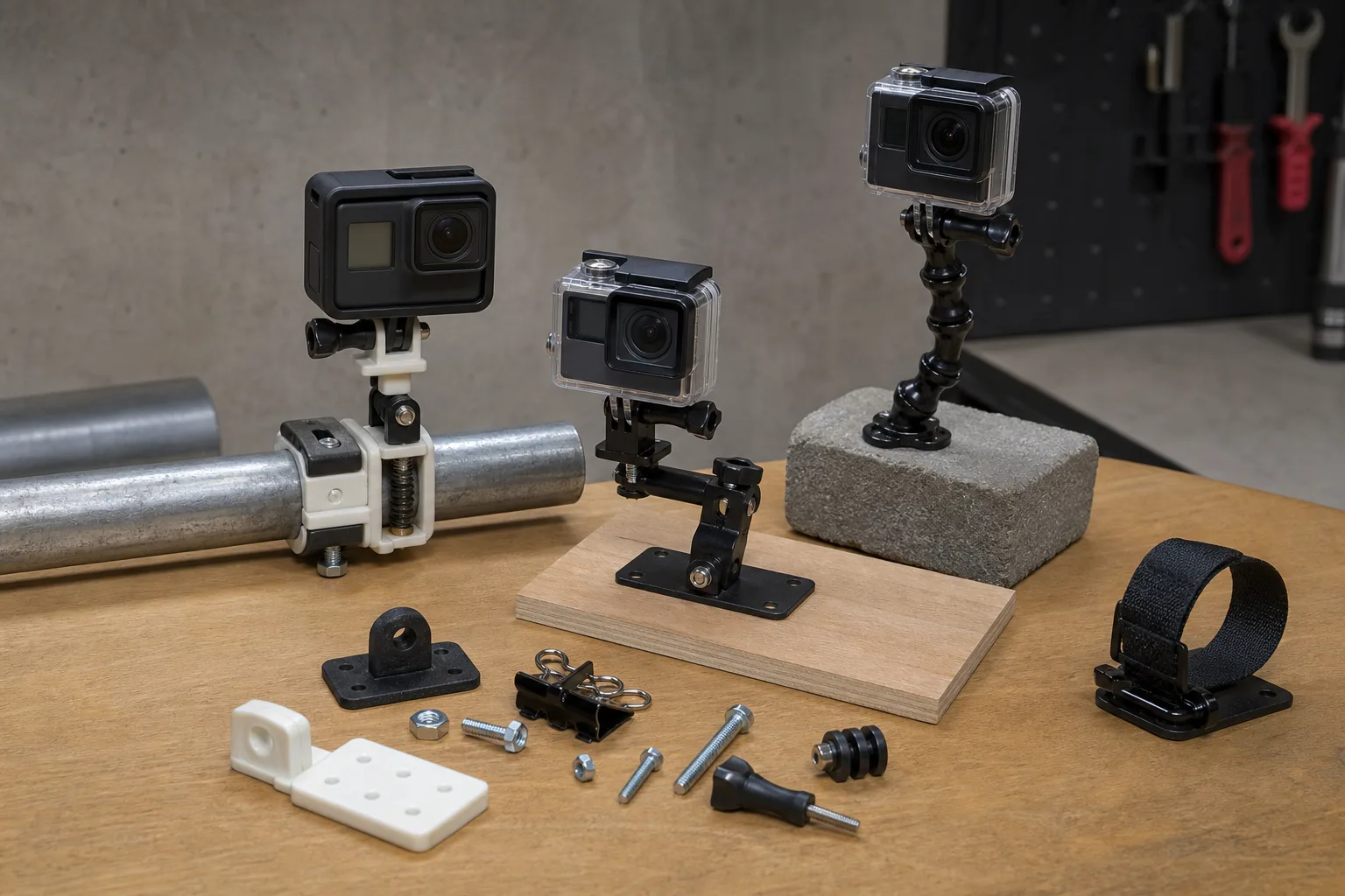 Actioncam-Halterungen selber bauen: DIY-Anleitung fuer stabile und flexible Befestigungen