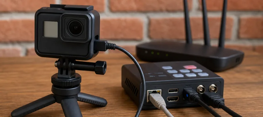 Actioncam Live-Streaming einrichten: Schritt-fuer-Schritt Guide fuer erste Uebertragungen
