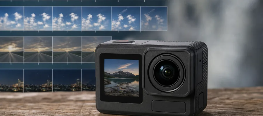 Actioncam kaufen mit verschiedenen Aufnahme-Modi: Serienbilder, Timelapse & Co.