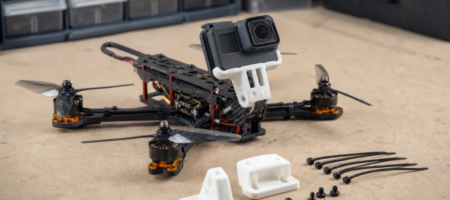 Eigenbau Actioncam-Drohnenhalterung: Schritt-fuer-Schritt DIY-Projekt